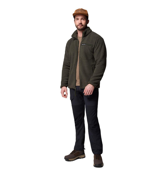 Giacca in pile Sherpa Rugged Ridge™ da uomo VERDE<BR/> 