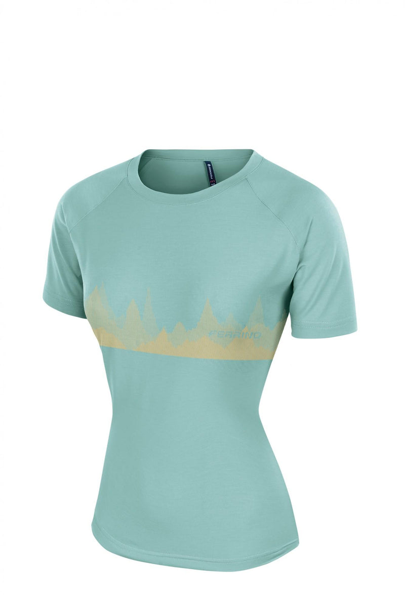 Carica immagine in Galleria Viewer, Ferrino Coruel t-shirt tecnica da donna Light Sky 

