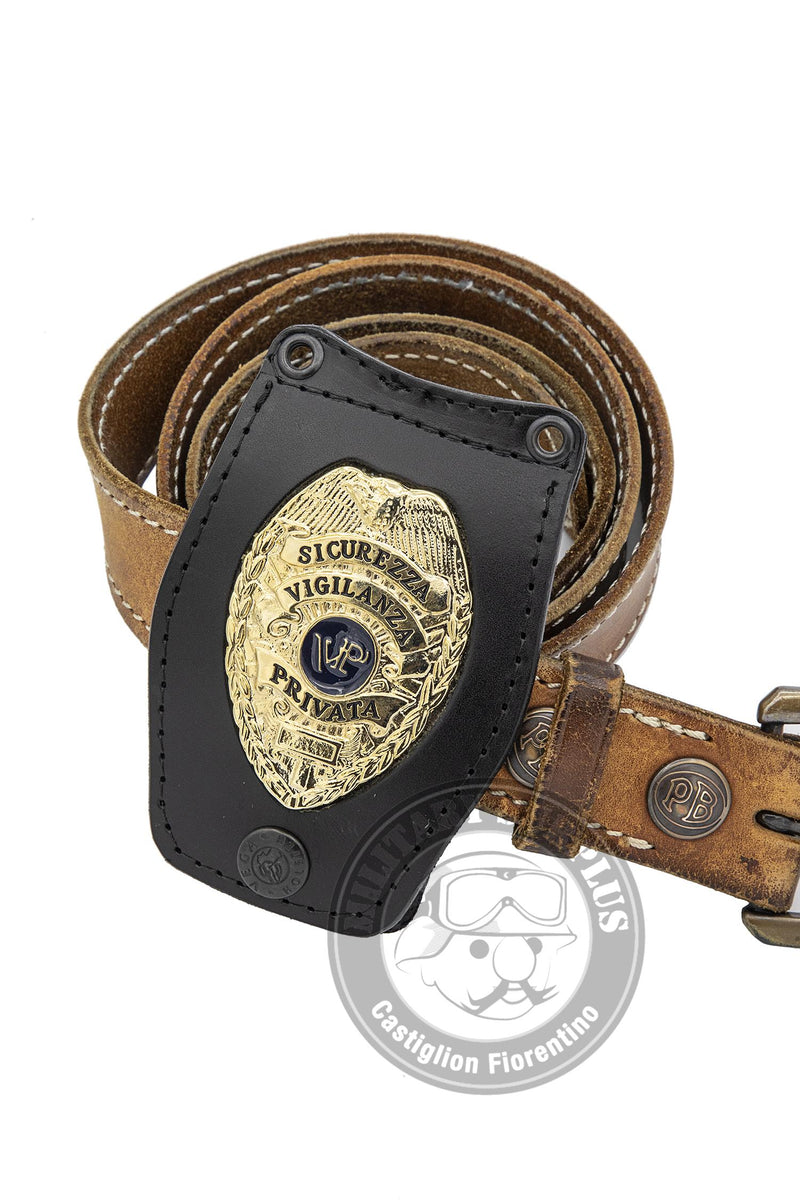 Carica immagine in Galleria Viewer, portaplacca con catenella guardia giurata vigilanza scudo americano 
