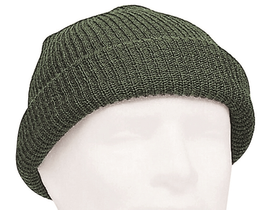 zuccotto watch cap in maglia di lana us army VERDE OLIVA 
