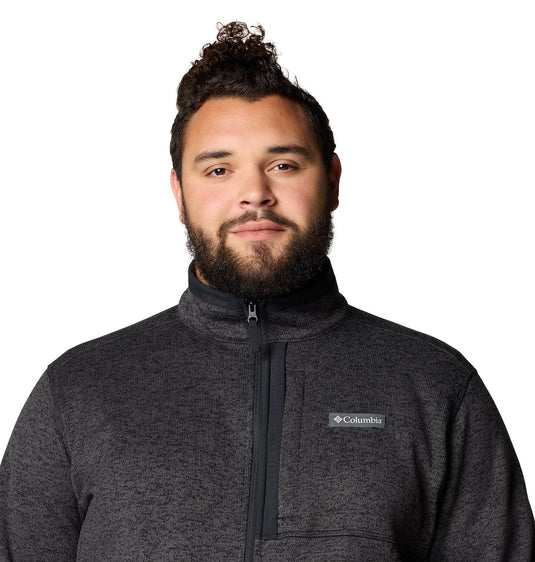Giacca in pile Sweater Weather™ II da uomo -  taglie forti Nero 