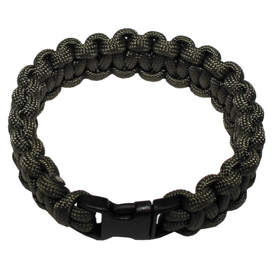 paracord survival bracelet verde 