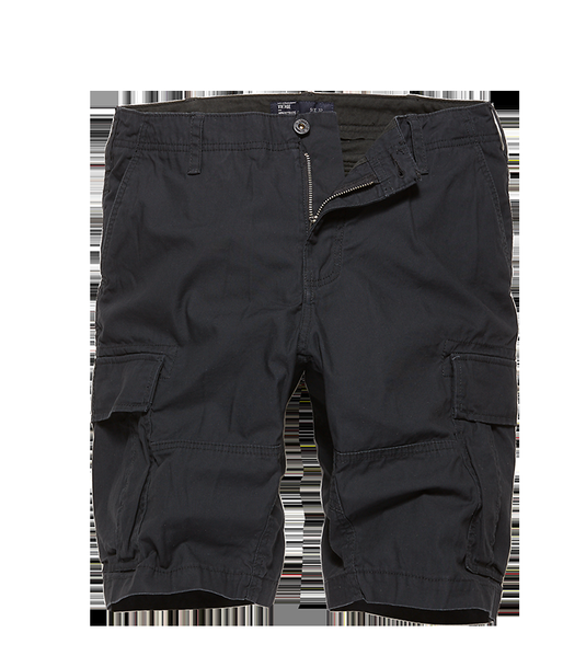 Kirbi Bermuda cargo in cotone blu stone washed slim fit 