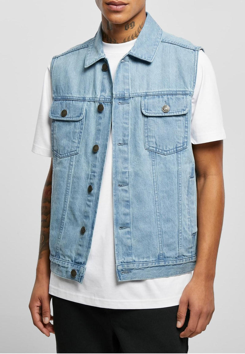 Carica immagine in Galleria Viewer, Denim Vest LIGHTER WASHWED 
