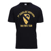 101 INC t-shirt stampata 101 cavalleria dell'aria NERO