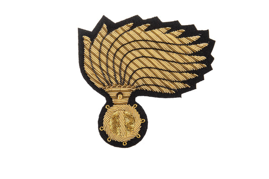 FREGIO BERRETTO CARABINIERI FIAMMA RICAMATA BRIGADIERE CAPO QUALIFICA SPECIALE 