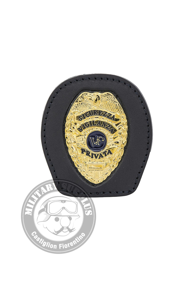 Carica immagine in Galleria Viewer, portaplacca con clip guardia giurata vigilanza scudo americano 
