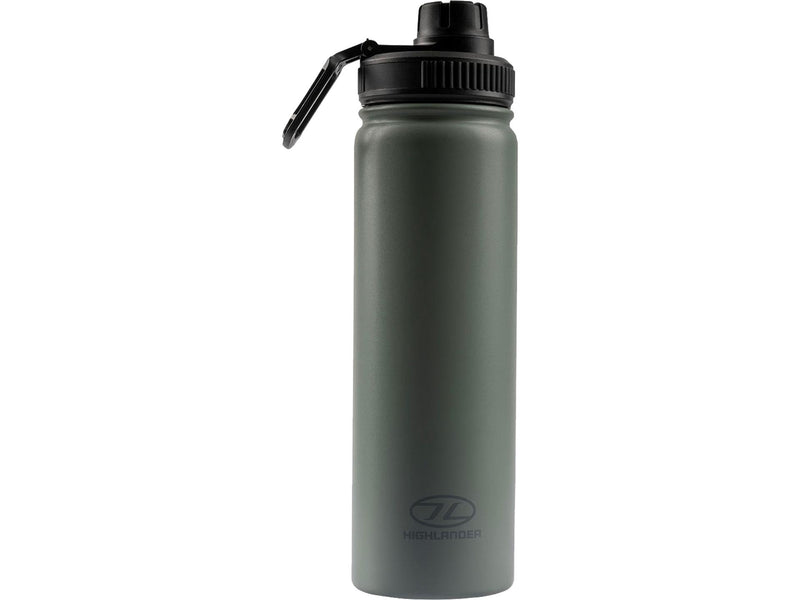 Load image into Gallery viewer, Highlander glug 660 bottle (insulated) charcoal 
