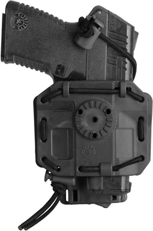 fondina bungy Small auto ambidestra nera 