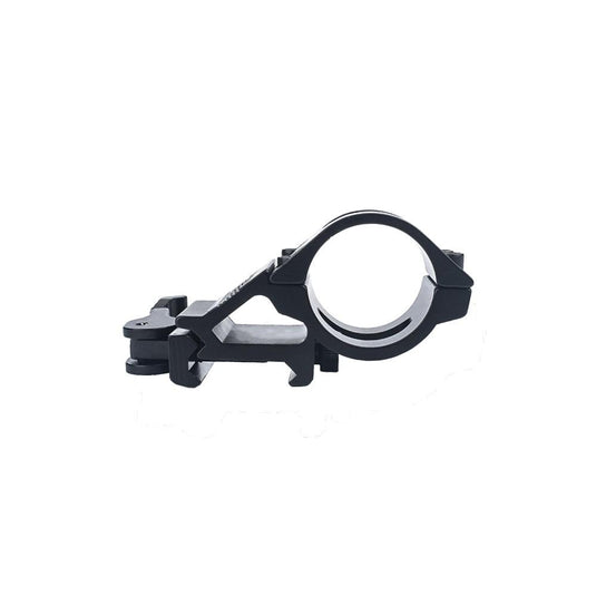 metal attacco 45° diametro 1" con quick detach per torcia o laser nero 