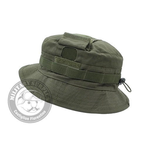 Alpha jungle bonnie cap cotone rip stop OD GREEN 