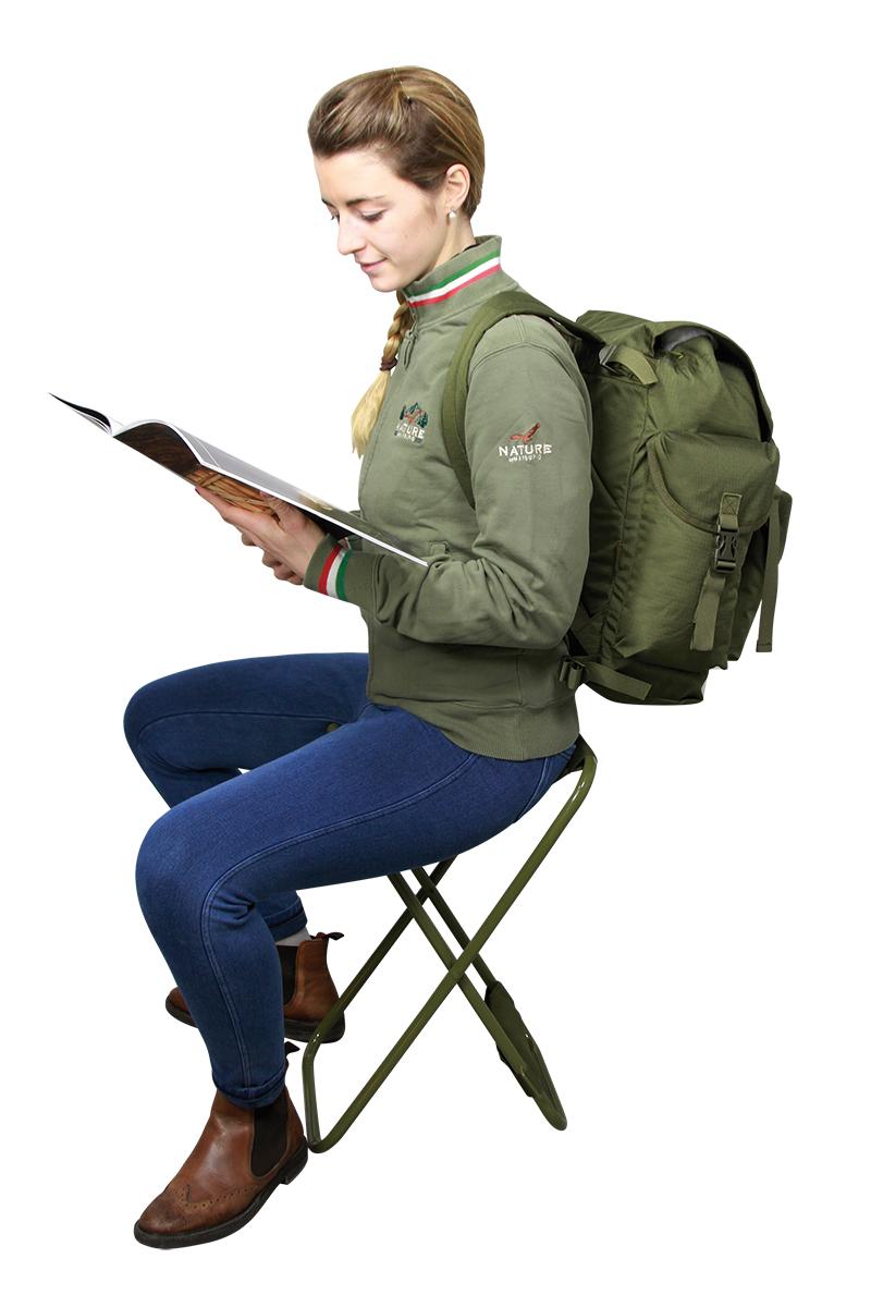 Load image into Gallery viewer, zaino sedia chair verde 
