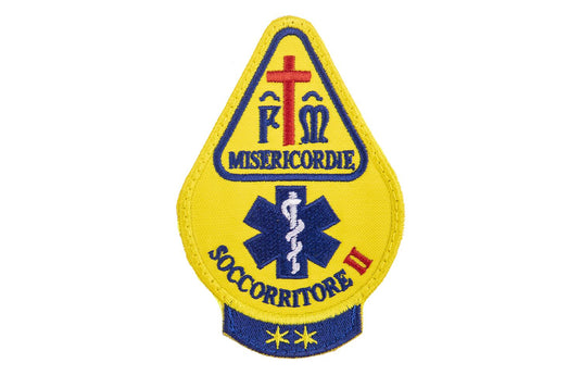 patch ricamata MISERICORDIE goccia SOCCORRITORE II 