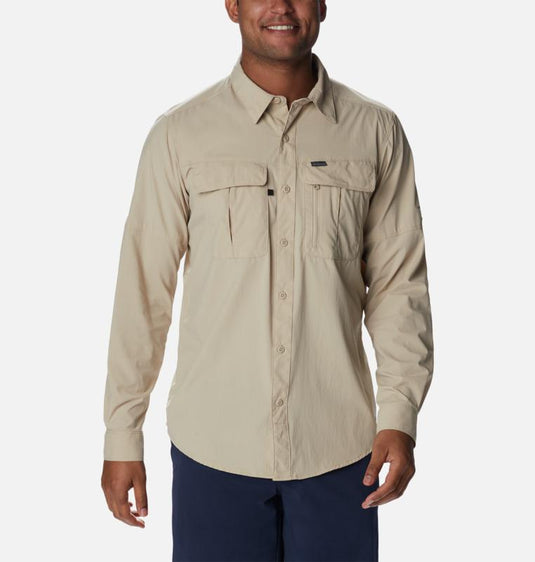 newton ridge™ 2 long sleeve shirt columbia ancient fossil 
