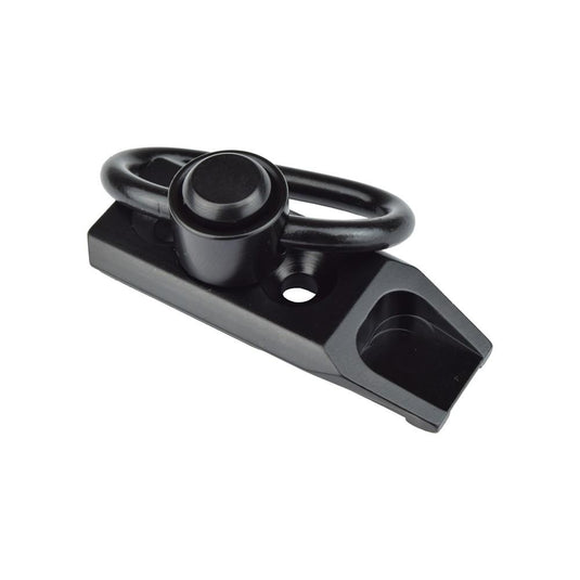JS-TACTICAL gancio cinghia qd con attacco KEYMOD nero 