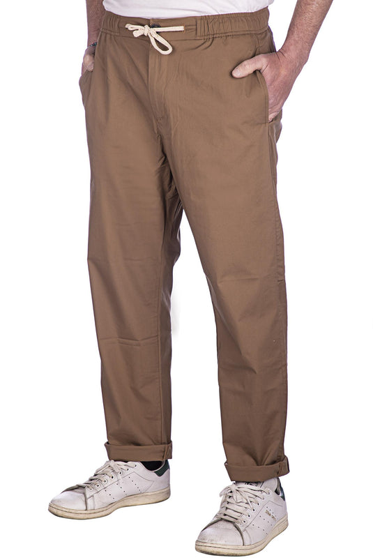 Pantalone fatigue uomo Smithy's in cotone con nastro in vita 