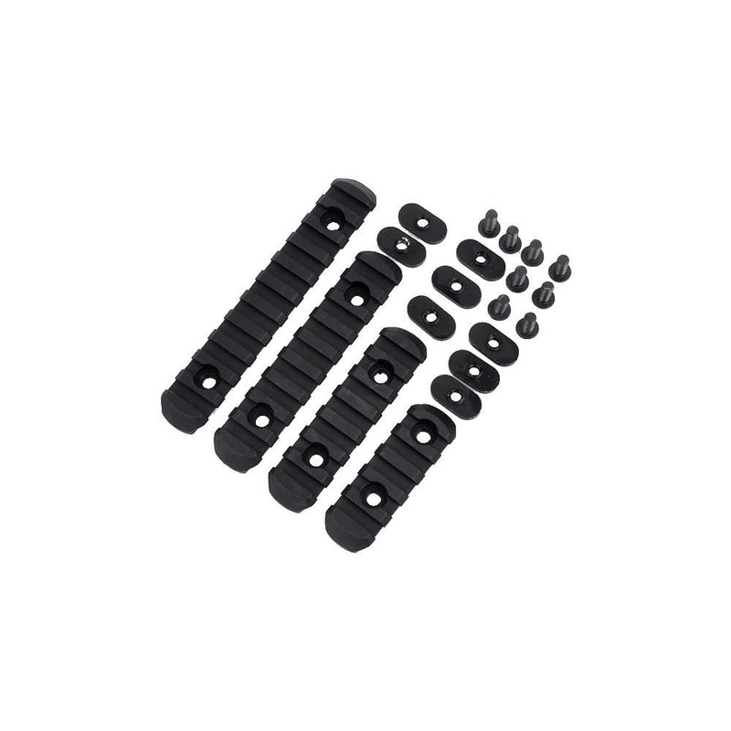 Load image into Gallery viewer, element set 4 slitte 20mm in polimero nere (el-ex254) 

