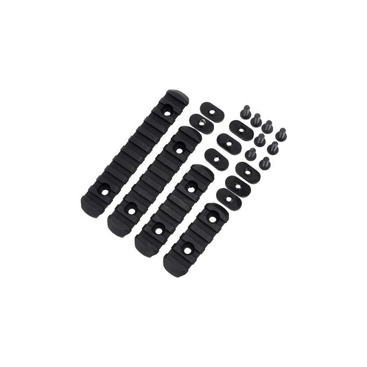 element set 4 slitte 20mm in polimero nere (el-ex254) 