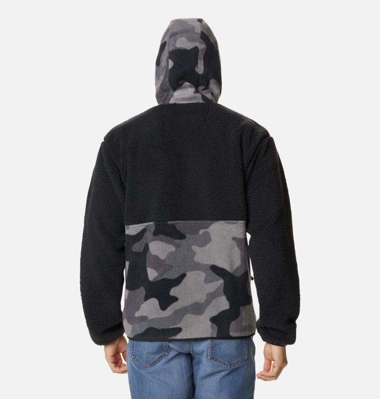Carica immagine in Galleria Viewer, BACKBOWL SHERPA ORSETTO UOMO ZIP LUNGA E CAPPUCCIO  COLUMBIA BICOLORE 
