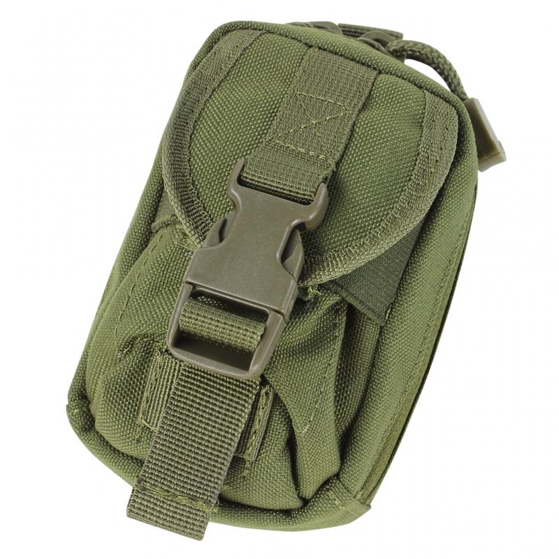 Load image into Gallery viewer, tasca doppia con cerniera molle ma45 VERDE OLIVA 
