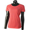 MICO women's crew neck short sleeve shirt extra dry. STRAWBERRY