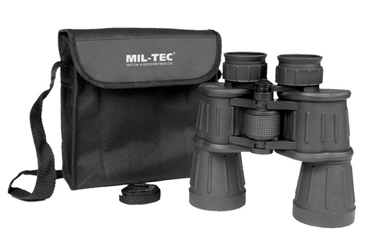 Binocolo gommato 7x50 MIL-TEC Nero 