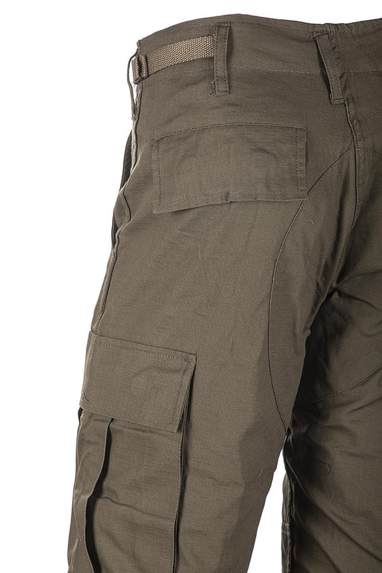 pantalone uomo bdu rip-stop straight cut  slim fit 