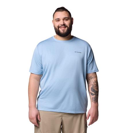 T-shirt tecnica Columbia Hike™ da uomo - Taglia forte azzurro<BR/> 