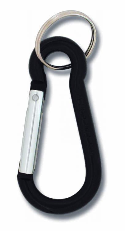 moschettone in metallo 6mm colore nero 