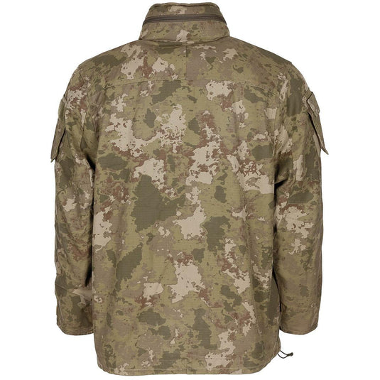 Giacca da combattimento in cotone rip stop foderata in pile usata <BR/>Spec Ops NATO camouflage 