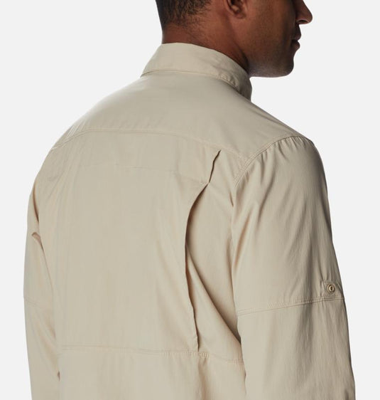 newton ridge™ 2 long sleeve shirt columbia ancient fossil 