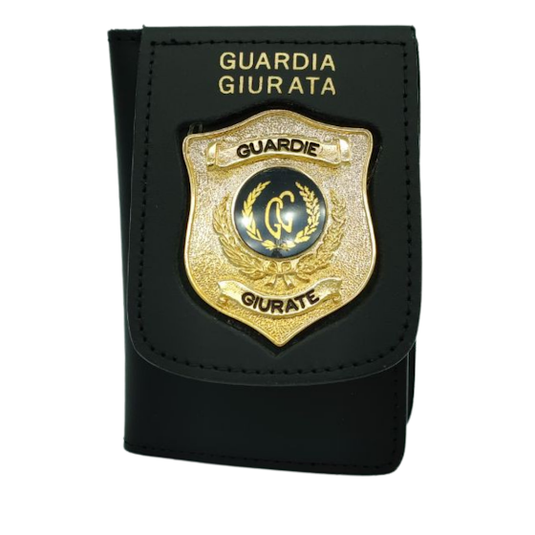 portafoglio portaplacca polizia guardia giurata 