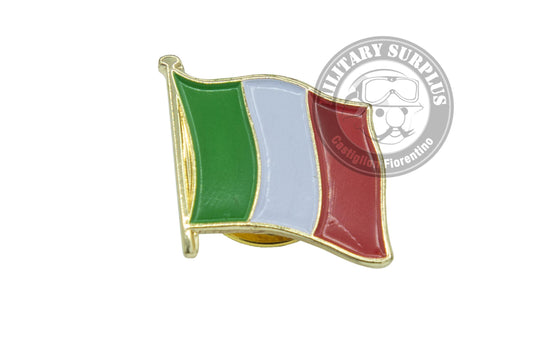 Pins BANDIERA ITALINA smaltata h.18mm 