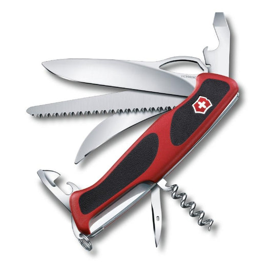 victorinox - multiuso 130mm - delemont ranger grip 57 hunter con guancette antiscivolo 