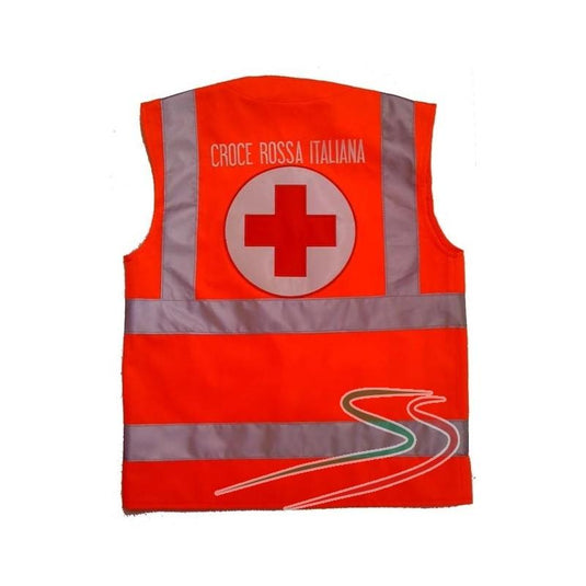 gilet alta visibilità croce rossa italiana 