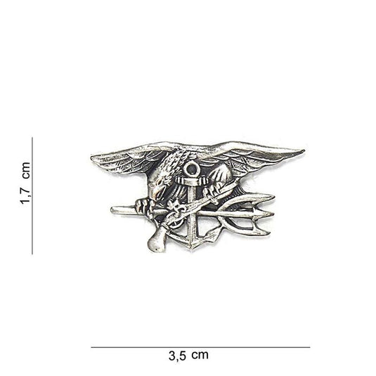 emblema metallo piccolo US NAVY SEALS<BR/> 