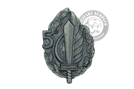 Distintivo BATTAGLIONE paracadutisti Folgore 5° EL ALAMEIN  spilla  BRUNITA 