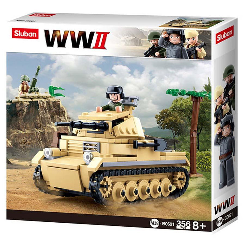 Load image into Gallery viewer, sluban wwii small german tank m38-b0691 #16096 
