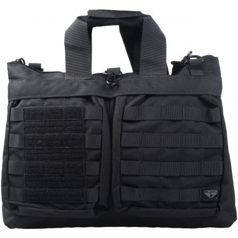 Carica immagine in Galleria Viewer, borsa aviatore con tracolla sistema molle nera 
