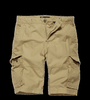 VINTAGE INDUSTRIES Sand cotton cargo shorts