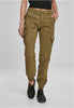 URBAN Pantaloni cargo da donna a vita alta VERDE