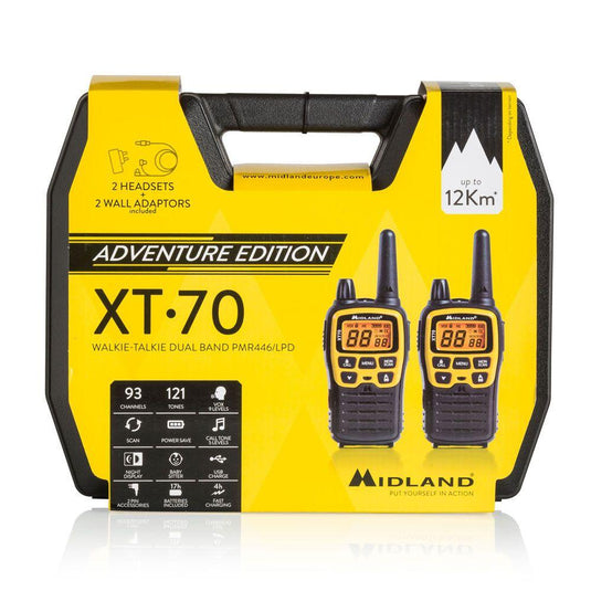 xt70 adventure-2radio pmr446 +accessori in<BR/>valibox 