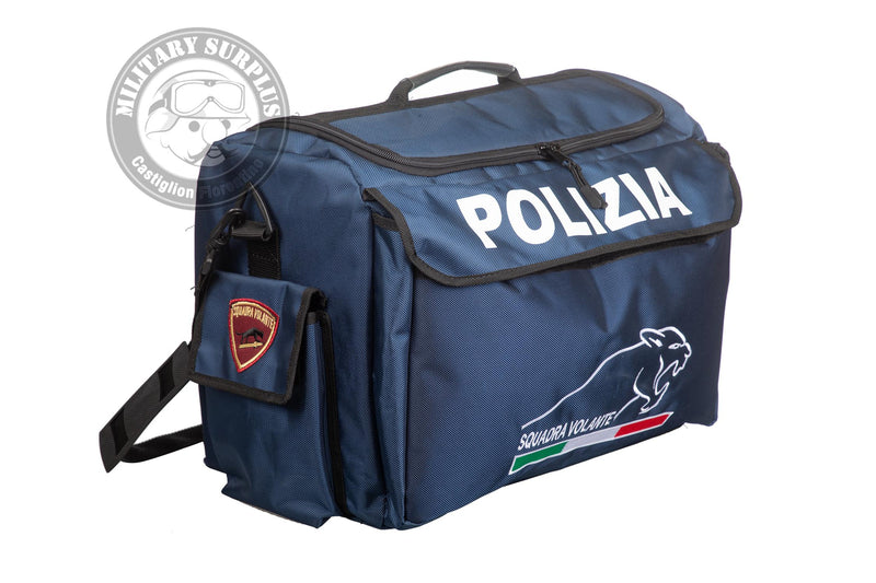 Carica immagine in Galleria Viewer, Borsa operativa ricamata grande POLIZIA squadra VOLANTE 
