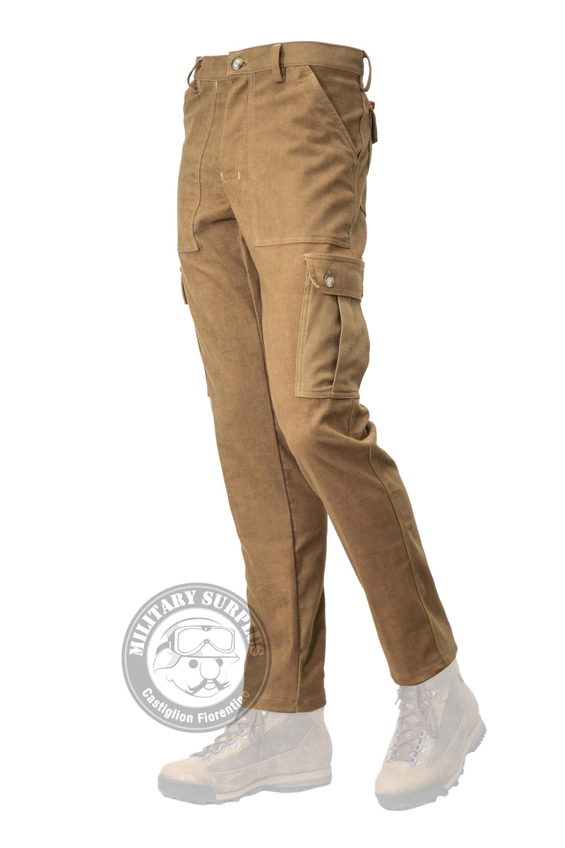 Load image into Gallery viewer, Pantalone Fustagno GUIDORICCIO Stretch Beige 
