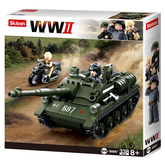 carro armato  + moto m38-b0687 