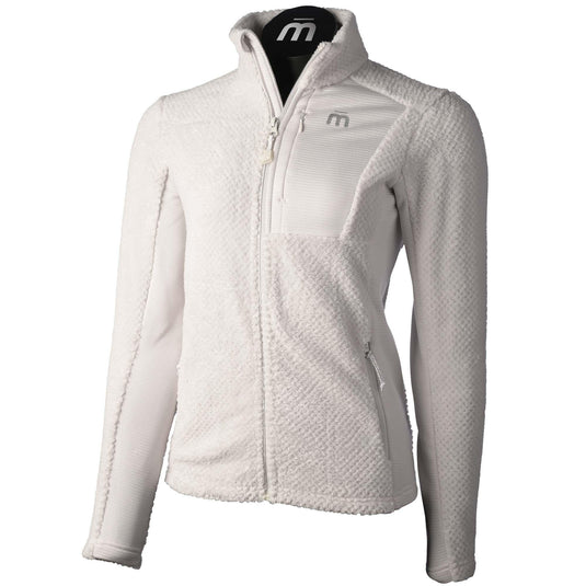 Maglia mezzo collo full zip DONNA - Super Thermo outdoor BIANCO 