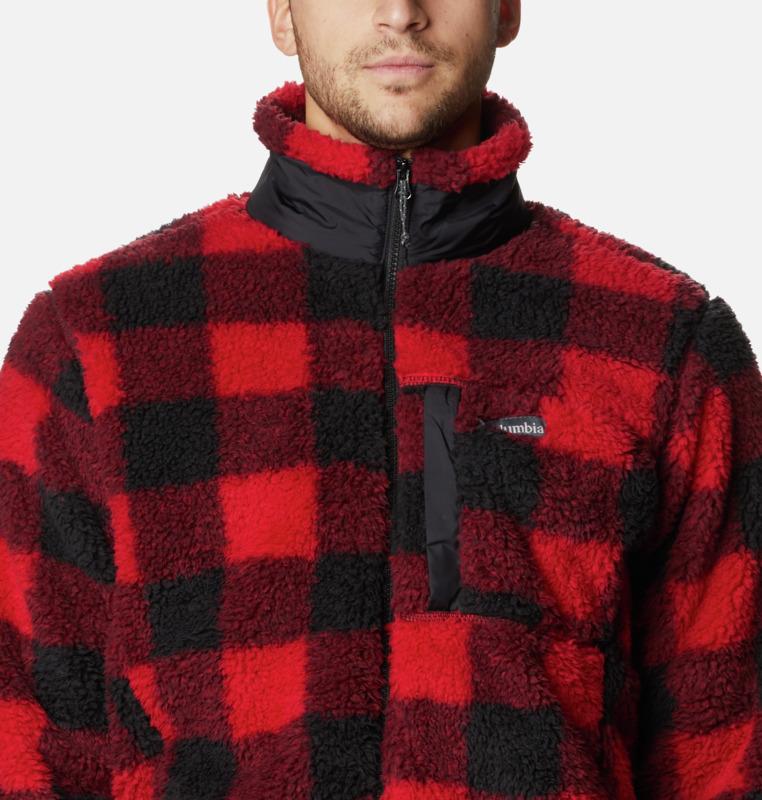 Load image into Gallery viewer, WINTER PASS GIACCA ORSETTO UOMO A QUADRI ROSSO E NERO 
