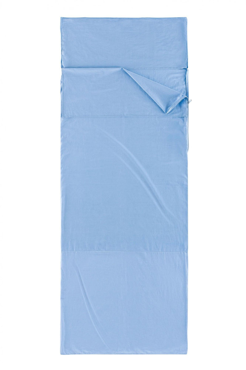Load image into Gallery viewer, Ferrino comfort liner square sacco lenzuolo azzurro 

