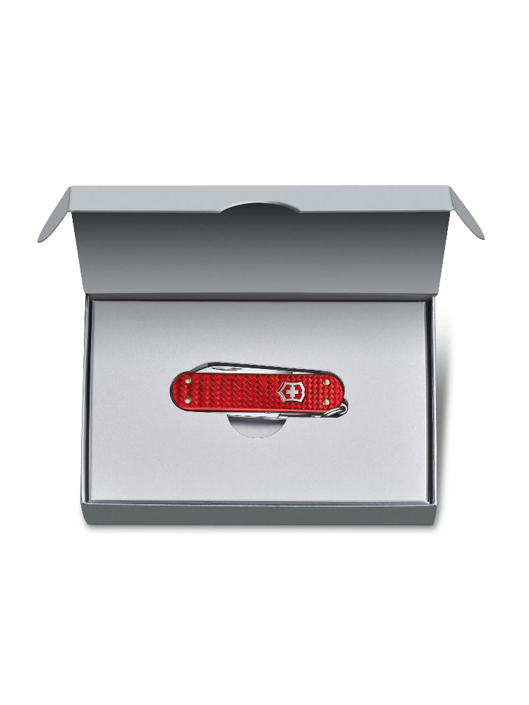 Carica immagine in Galleria Viewer, victorinox classic precious alox - edizione limitata 2021 in scatola regalo ICONIC RED 
