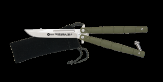 Coltello Balisong k25 lama cm. 10  con fodero. 